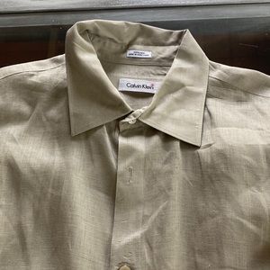 Linen shirt, Calvin Klein, Size L